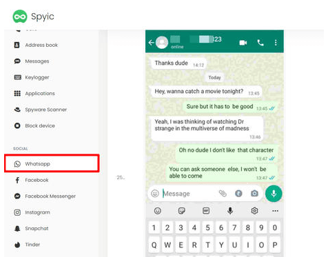 WhatsApp Monitoring with Spyic