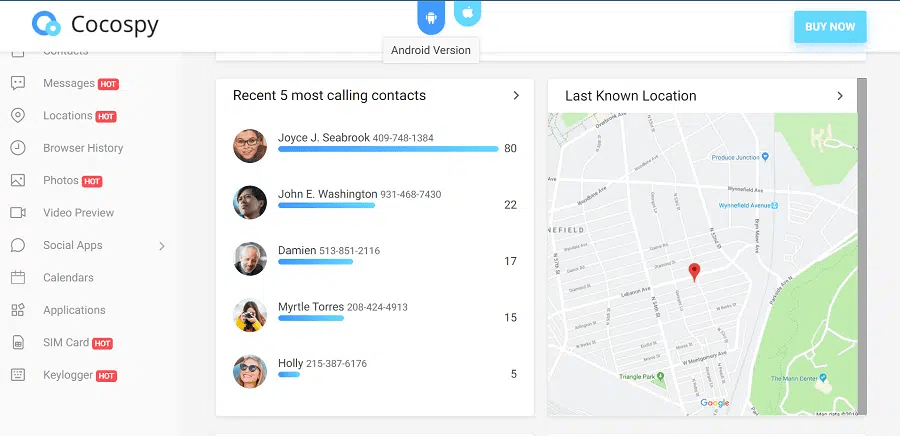 Cocospy Call Monitoring