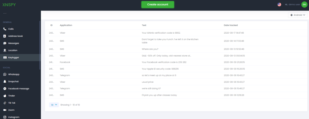 Keystroke Logging