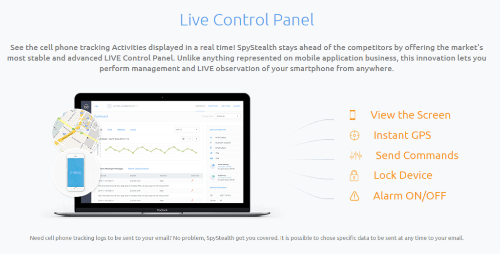 Live Control Panel