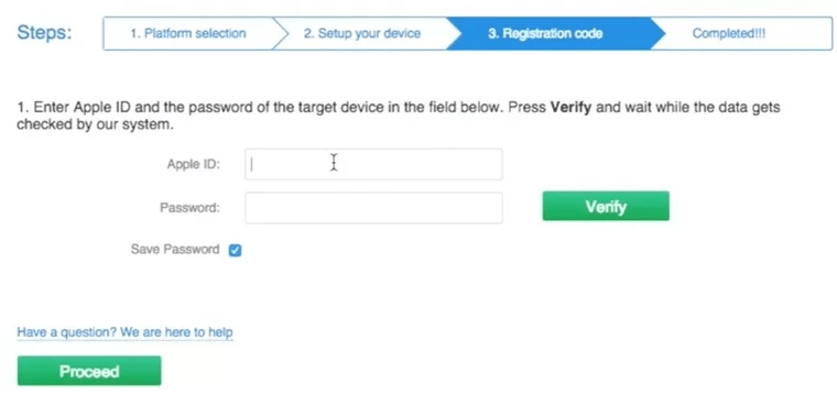 Verify iCloud Credentials