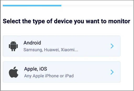 select device to monitor