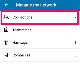 linkedin connections