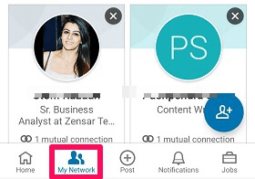 linkedin my networks