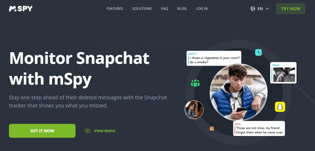 mSpy Snapchat Viewer