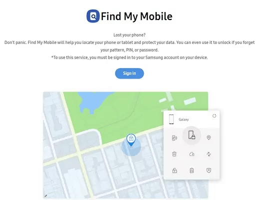 SmartThings Find My Mobile Website [Samsung]